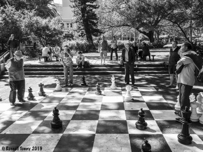Outdoor Chess Players