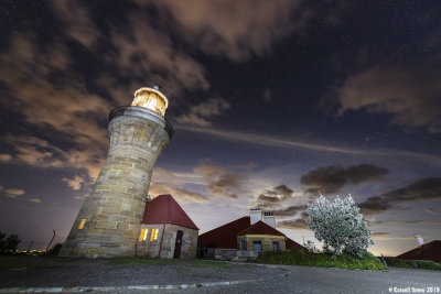 Barrenjoey Lighthouse at Night
