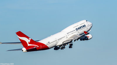 QANTAS QF7474 Departure from Kingsford Smith Airport
