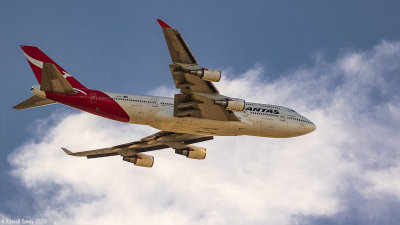 QANTAS QF7474 Final Departure from Kingsford Smith Airport