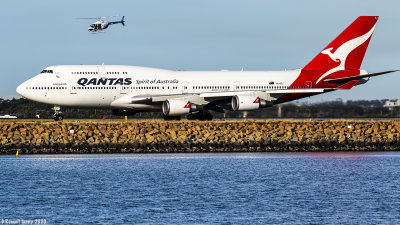 QANTAS QF7474 Final Departure from Kingsford Smith Airport