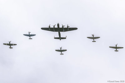 RAF Centenary Royal Review - Battle of Britain Memorial Flight