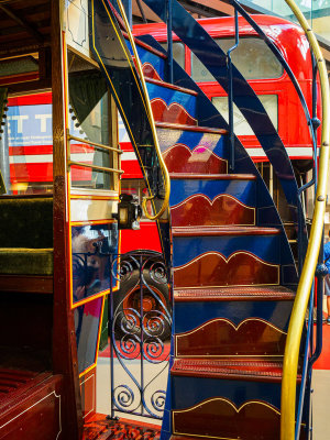 Vintage Bus Stairs