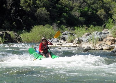 Steve Menicucci in the Bear River Narrows