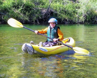 Ava Sloan on the Middle Fork of the American