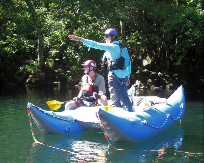 Josh and Raya Steele on the Umpqua