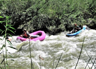 Ben Gravitz among Swimmers at Mother's on Cache Creek