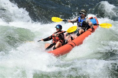 Jeff Schmelter and Emilie Shea at Satan's on the South Fork Gorge