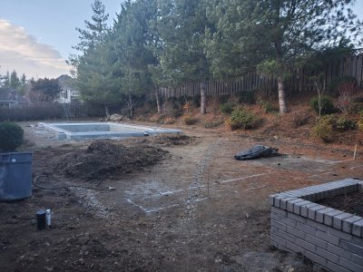Site for Pool House Structure  