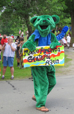 Green Bear in the Parade...With a bit of SPIN!