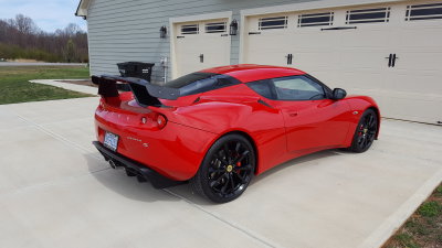 Evora GT4 Style Wing With or Without Brake Light