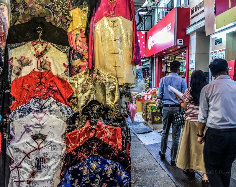 Hong Kong street shopping