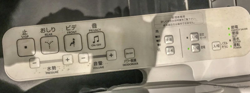 Japanese toilet options