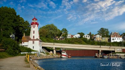 Kincardine Marina with lighthouse