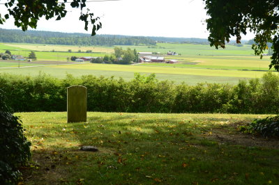 view of paririe from Sunnyside Cemetery