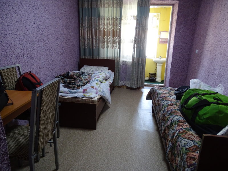 My first Tajik hotel room...