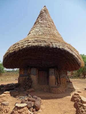 A different type of animist shrine, a sacred house.