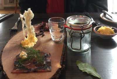 Fermented Shark-be quick to wash it down with a shot of brennivn