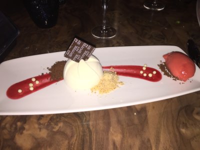 Shared dessert at Apotea - all very delicious