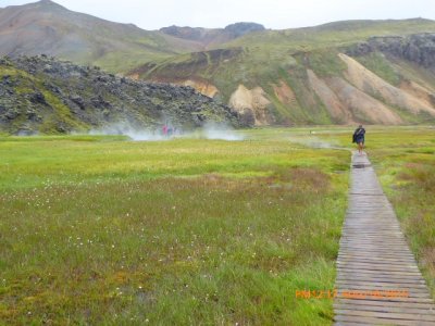 Boardwalk to thermal pools