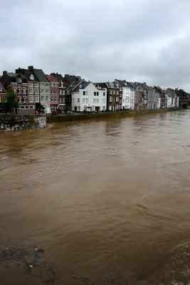 River Maas, dangerous levels @ Maastricht