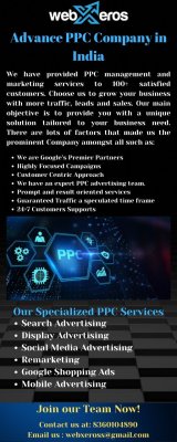 Get Advance PPC Service Company in India - Webxeros Solutions