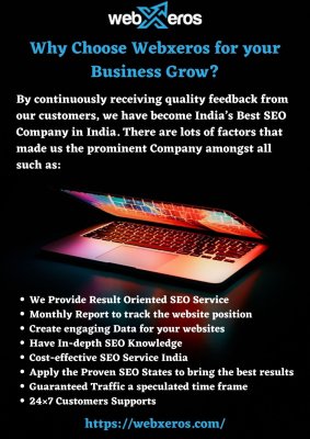 Choose Webxeros Solutions to Grow your Business Online - Webxeros Solutions