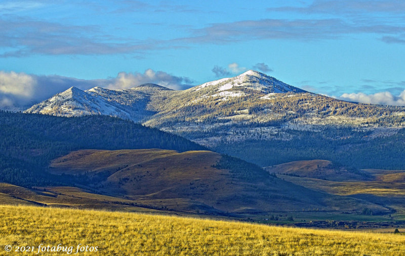 View of Mission Mountains From National Bison Range