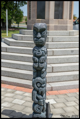 Close up of carvings