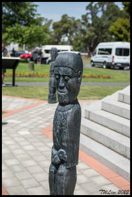 Close up of carvings