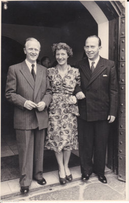 Louis Bjargum og Edith og Paul Wulff