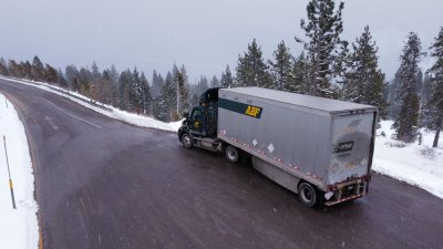 Taking a break in Donner Pass, CA