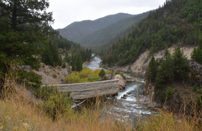 Along Idaho Hwy 75 between Stanley and Challis