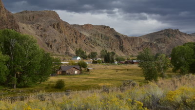 Along Idaho Hwy 75 between Stanley and Challis