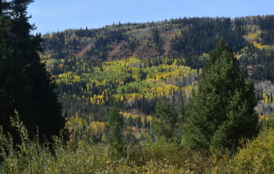 Along Utah Hwy 150 between Evanston, WY and Kamas, UT