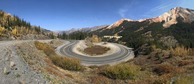 US Hwy 550 between Silverton and Ouray, Colorado