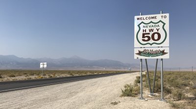 US Hwy 50 at Utah/Nevada state line
