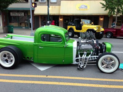 Coupe With 392 Olds Rocket Engine.JPG