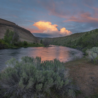 deschutes sunset