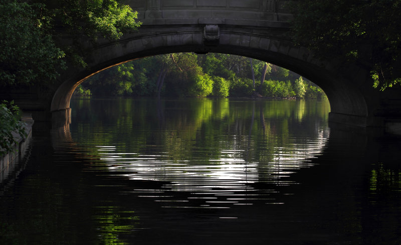 Entering Lake of the Isles in morning light copy.jpg