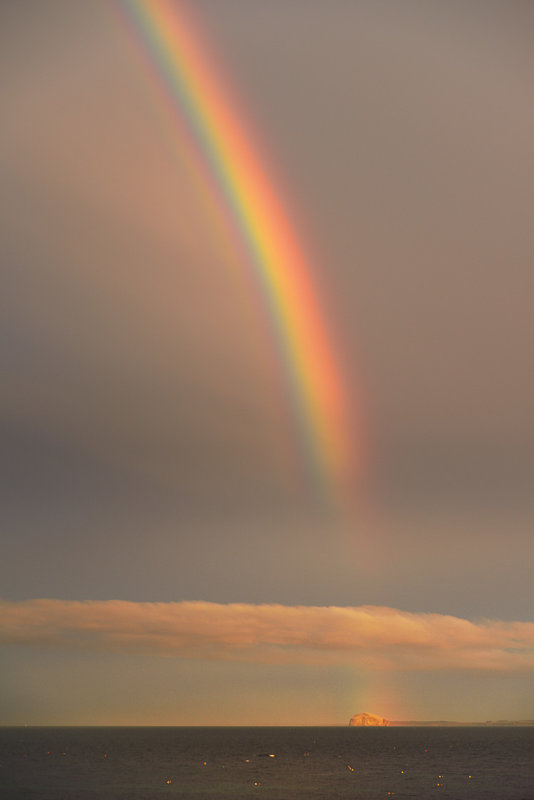 Rainbow and Bass Rock