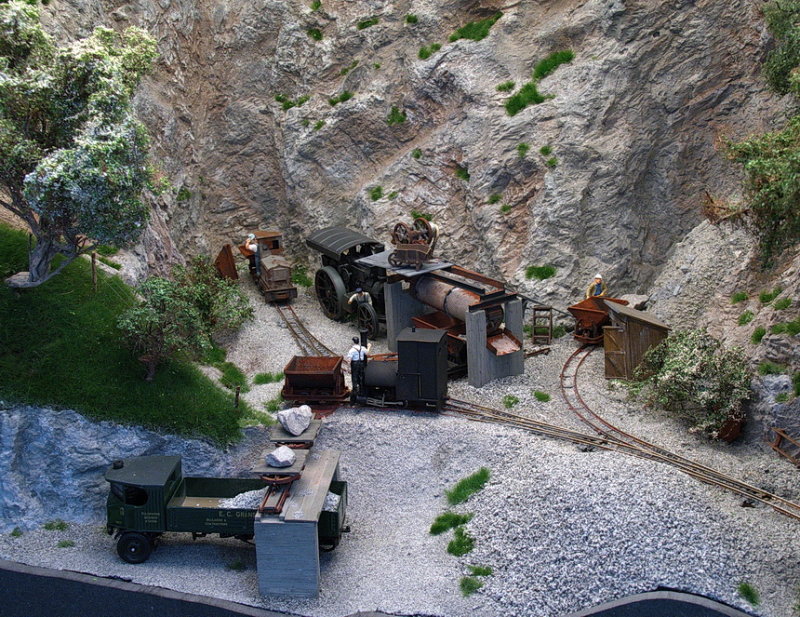 Small rock and gravel operation