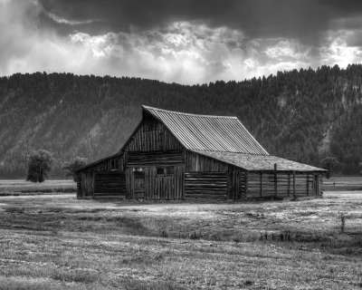 The famous barn on Mormon row
