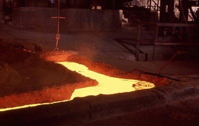 Flow of Hot Iron