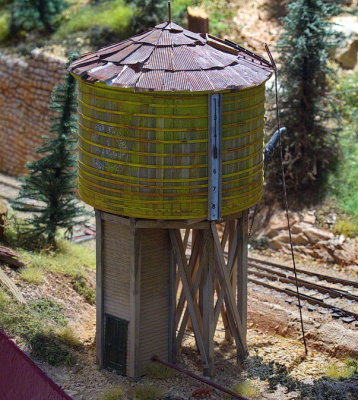 Nicely weathered water tower