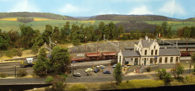 A railway station in Belgium