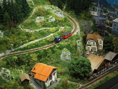 A small mountain railway