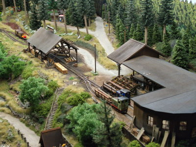 Small logging yard