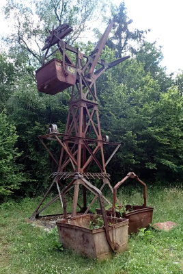 Reminder of the former iron ore cable car
