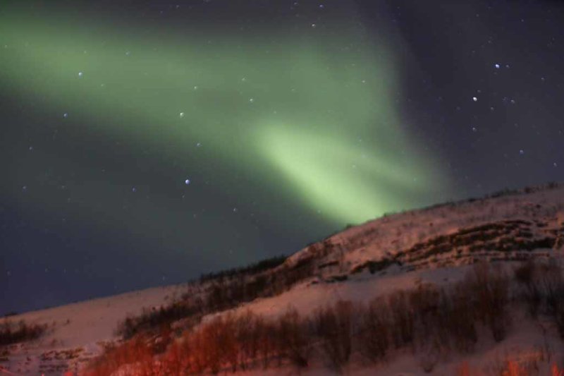 AURORA BOREALIS FROM MT PAESKATUN